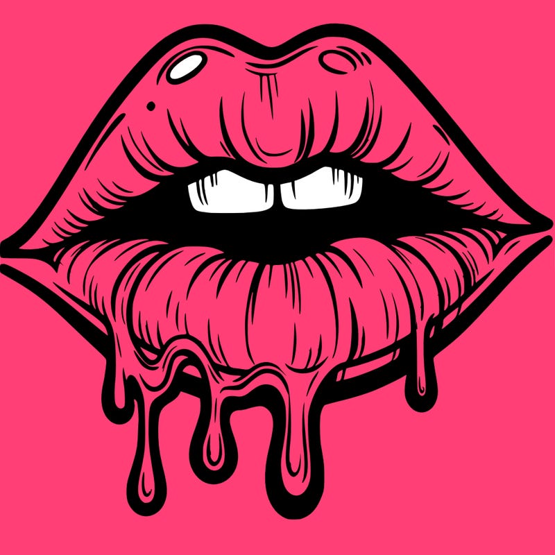 lips that look realistic and drip