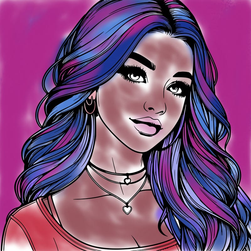 detailed realistic girl