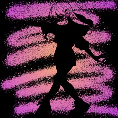 realistic girl danceing