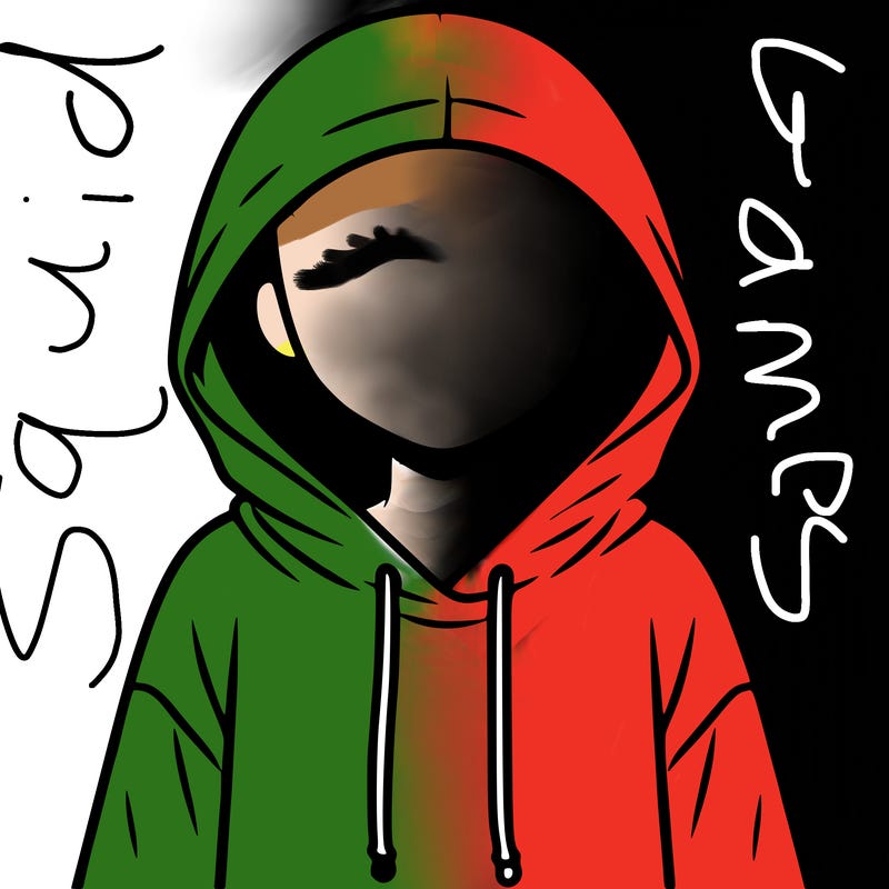 faceless girl in hoodie