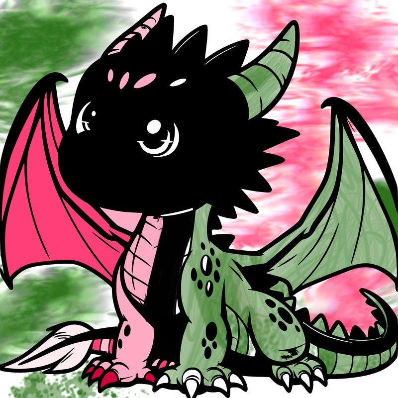 fierce baby night dragon