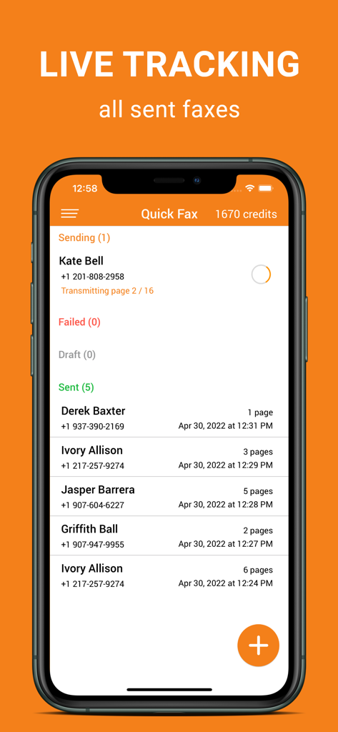 FAX App : send fax from iPhone - 