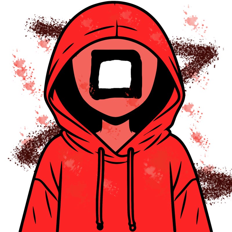 faceless girl in hoodie