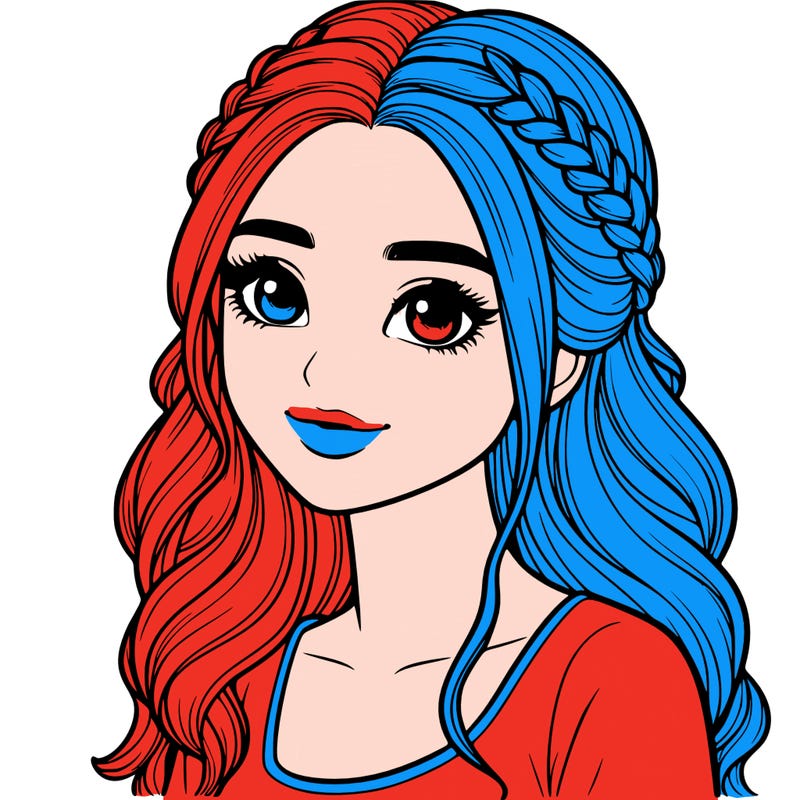 realistic pretty girl