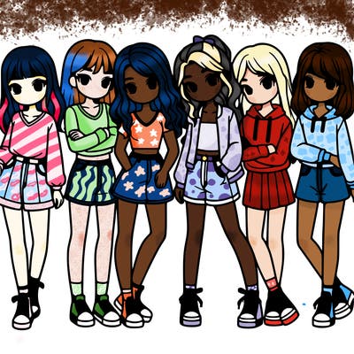 teenage girl squad