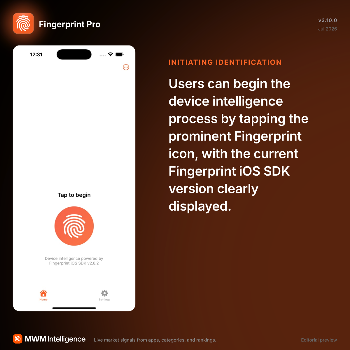 Fingerprint Pro - Developer Tools App | MWM