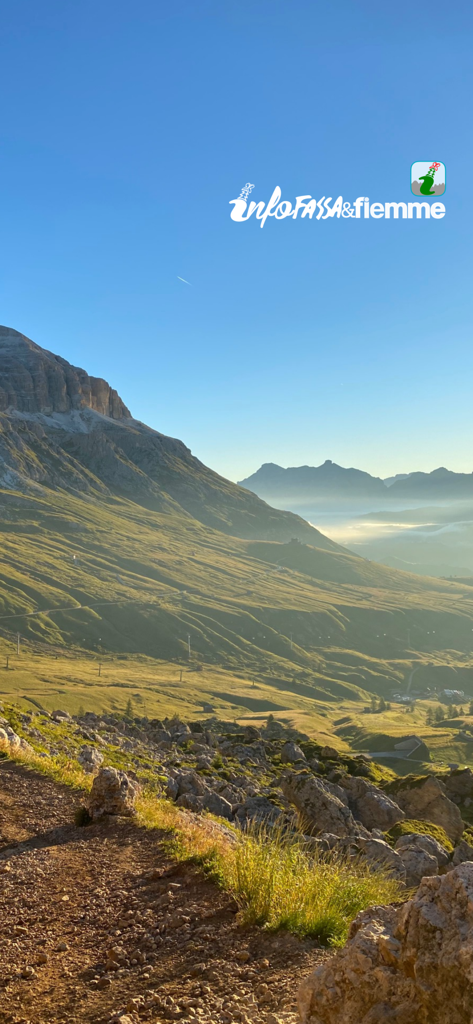 Beautiful landscape of the Italian Dolomites mountains
