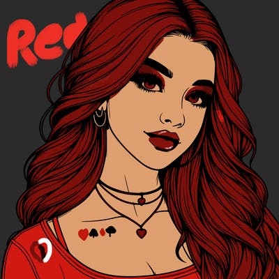 detailed realistic girl