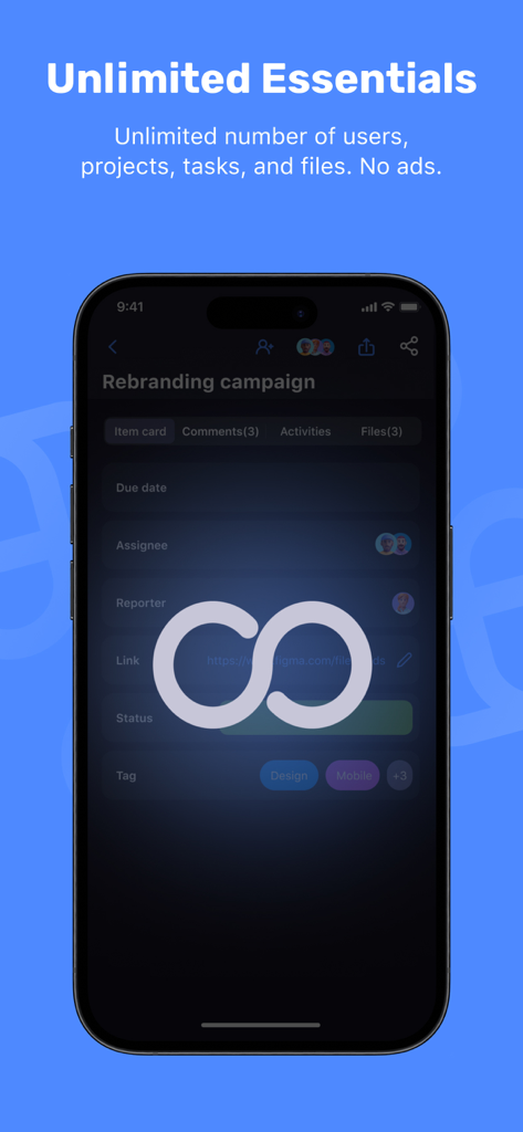 Interfaccia dell'app mobile Plaky che mostra le funzionalità di gestione illimitata dei progetti e monitoraggio delle attività