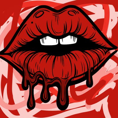 lips that look realistic and drip