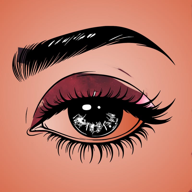 eye closed realistic