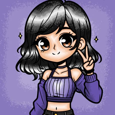 cute girl with crop top