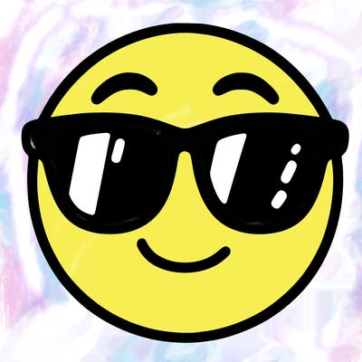 emoji with sunglasses