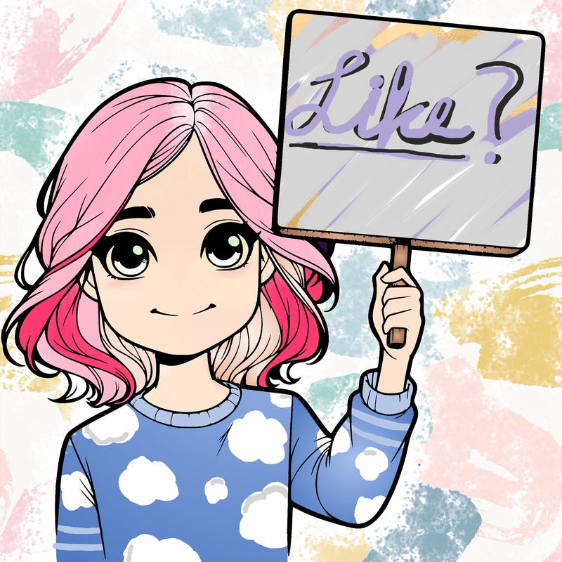 realistic girl holding up a sign