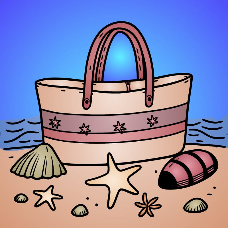 a beach bag