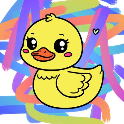 cute duck