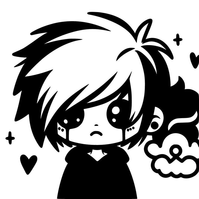 emo person