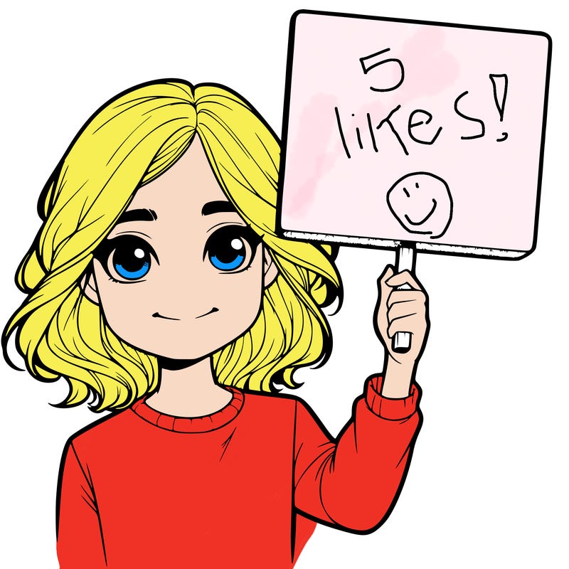 realistic girl holding up a sign