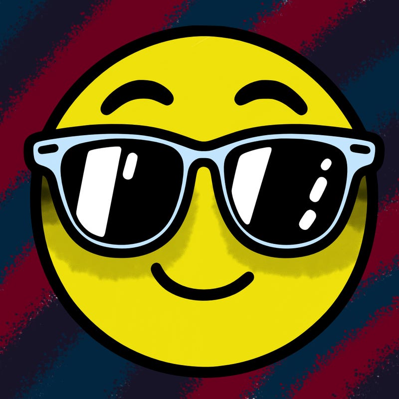 emoji with sunglasses