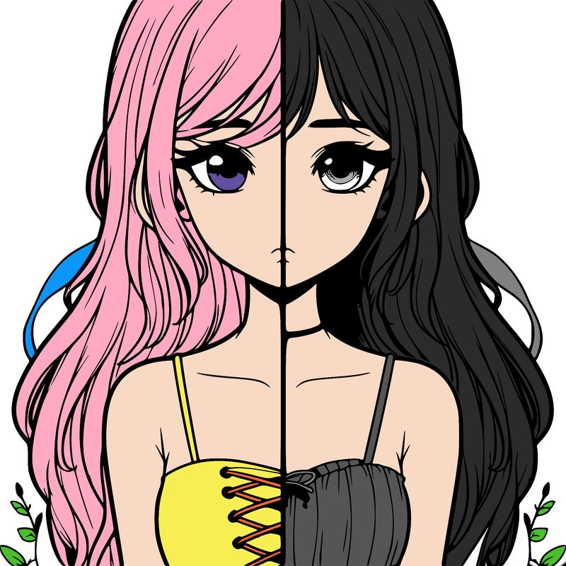 a realistic girl split