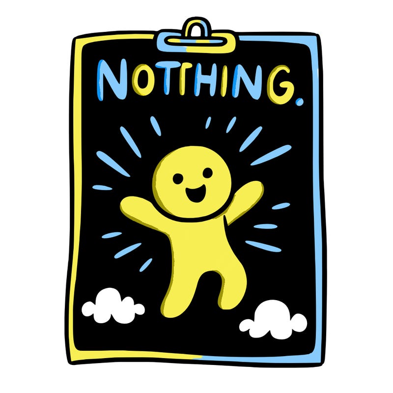 drawing nothing