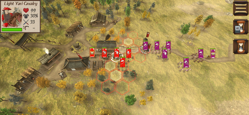 Shogun's Empire: Hex Commander - Tactical turn based battle on a hex grid in medieval Japan