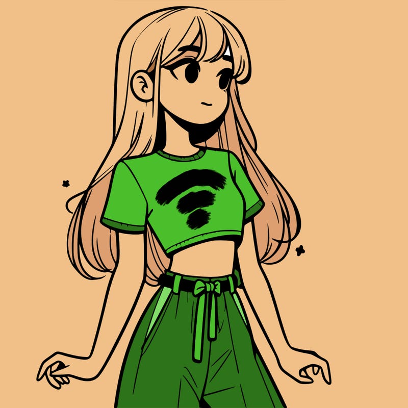 girl in a cute crop top