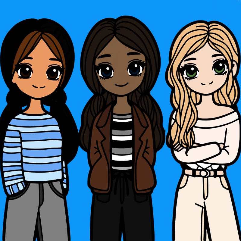 3 girls