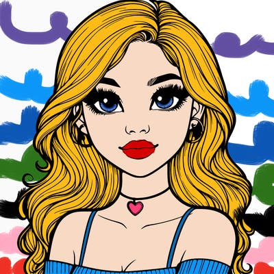 realistic pretty girl