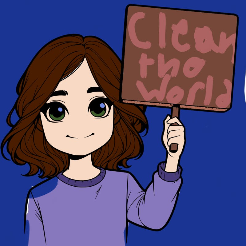 realistic girl holding up a sign