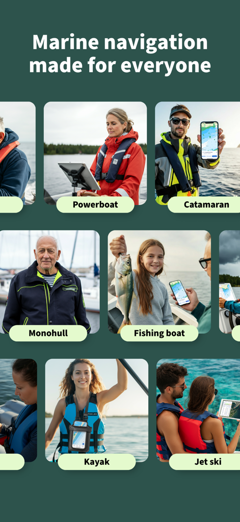 Savvy Navvy Boating Navigation - Savvy Navvy app used for navigation on powerboats fishing boats kayaks and jet skis