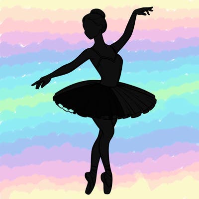 realistic ballerina