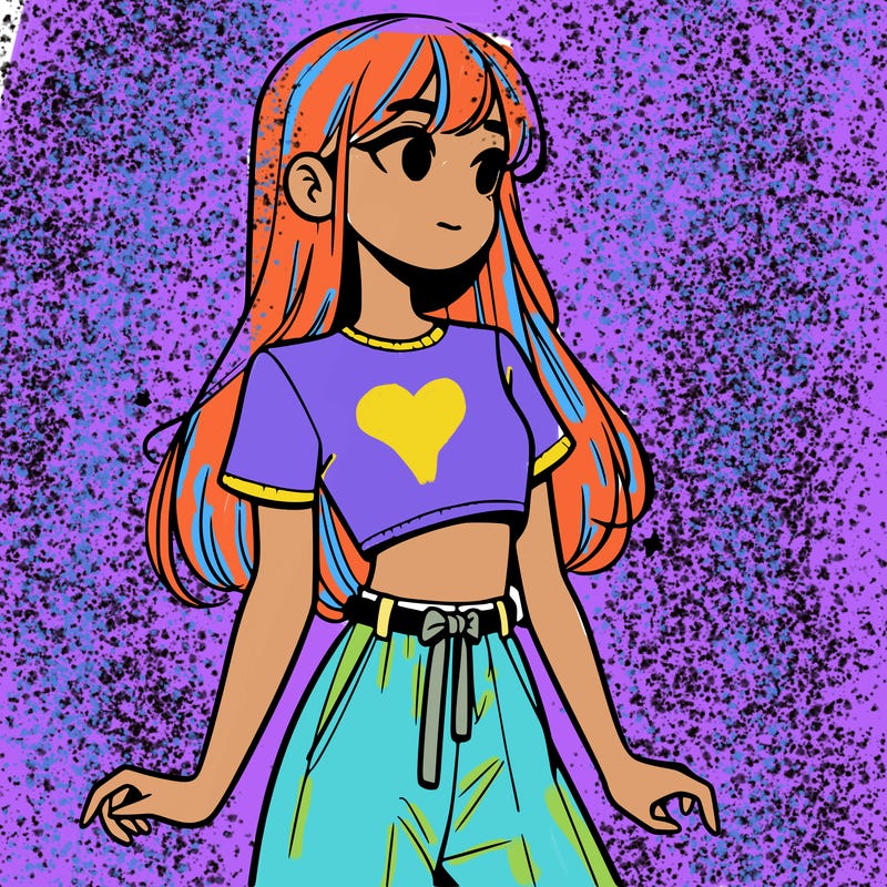 girl in a cute crop top