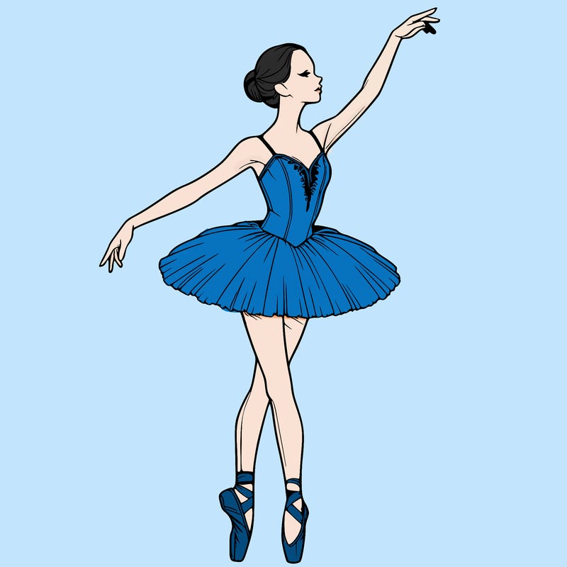 realistic ballerina
