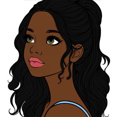 beautiful realistic girl