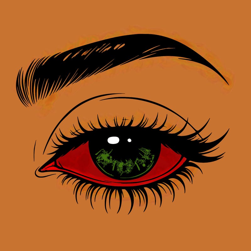 eye closed realistic