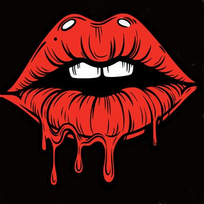 lips that look realistic and drip