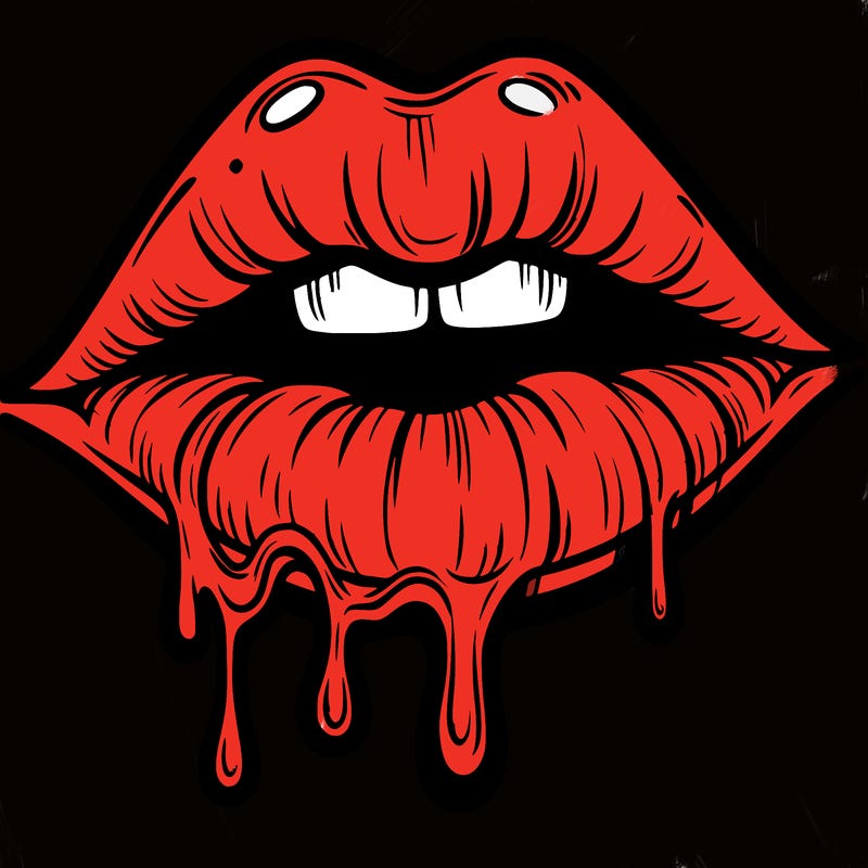 lips that look realistic and drip