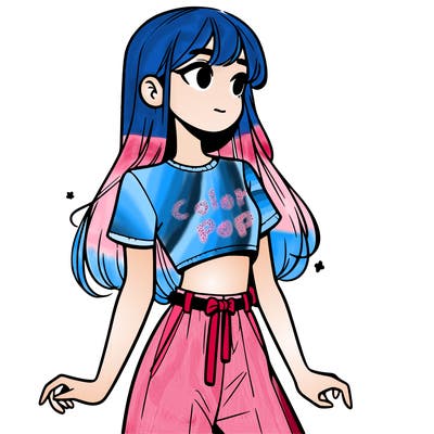 girl in a cute crop top