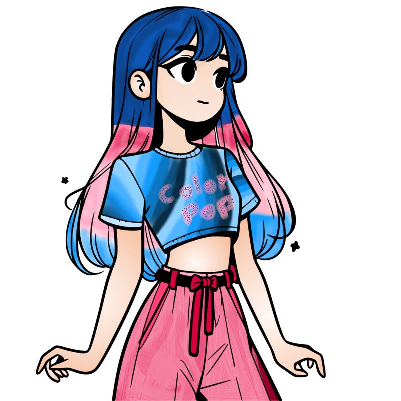 girl in a cute crop top