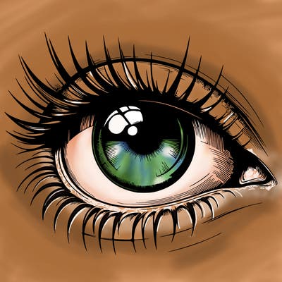realistic eye