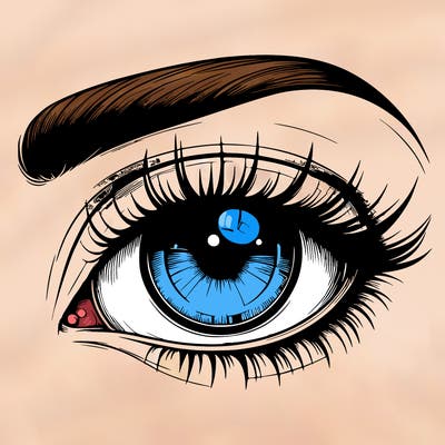 realistic eye