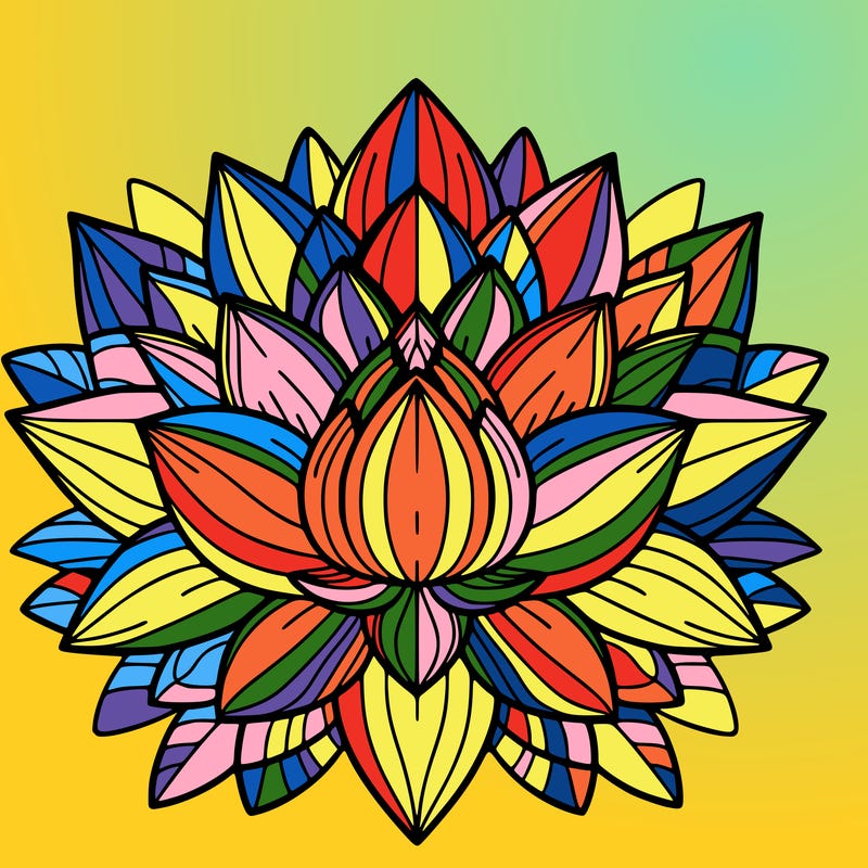 lotus flower mandala