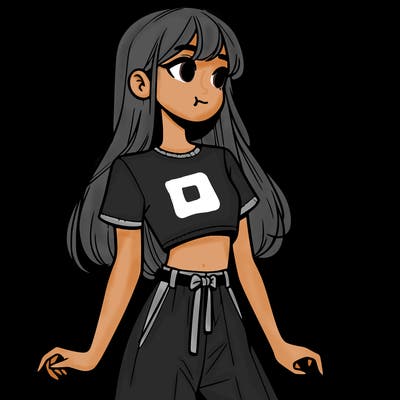 girl in a cute crop top