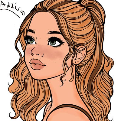 beautiful realistic girl