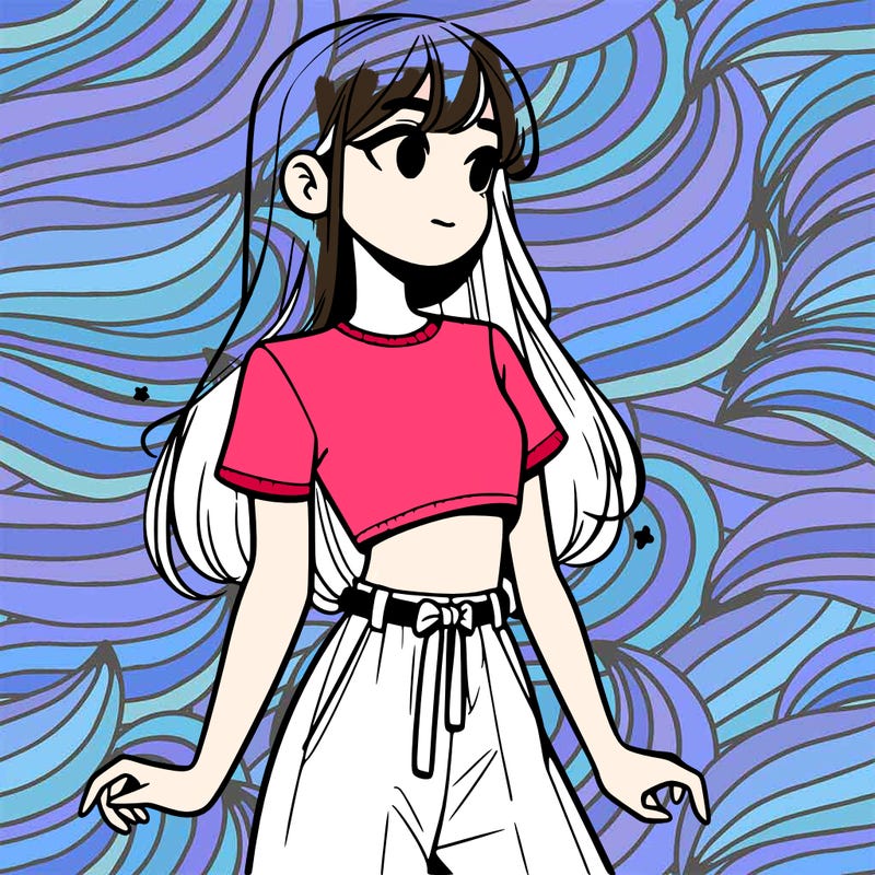 girl in a cute crop top