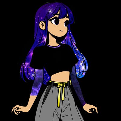 girl in a cute crop top