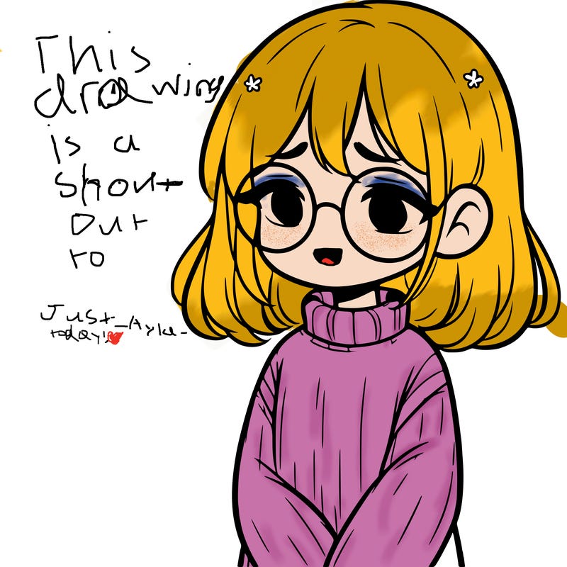 sad girl with glasses in a sweater