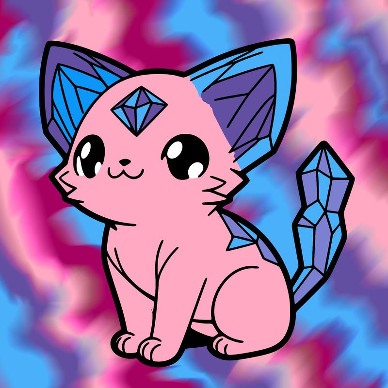 crystal kitten