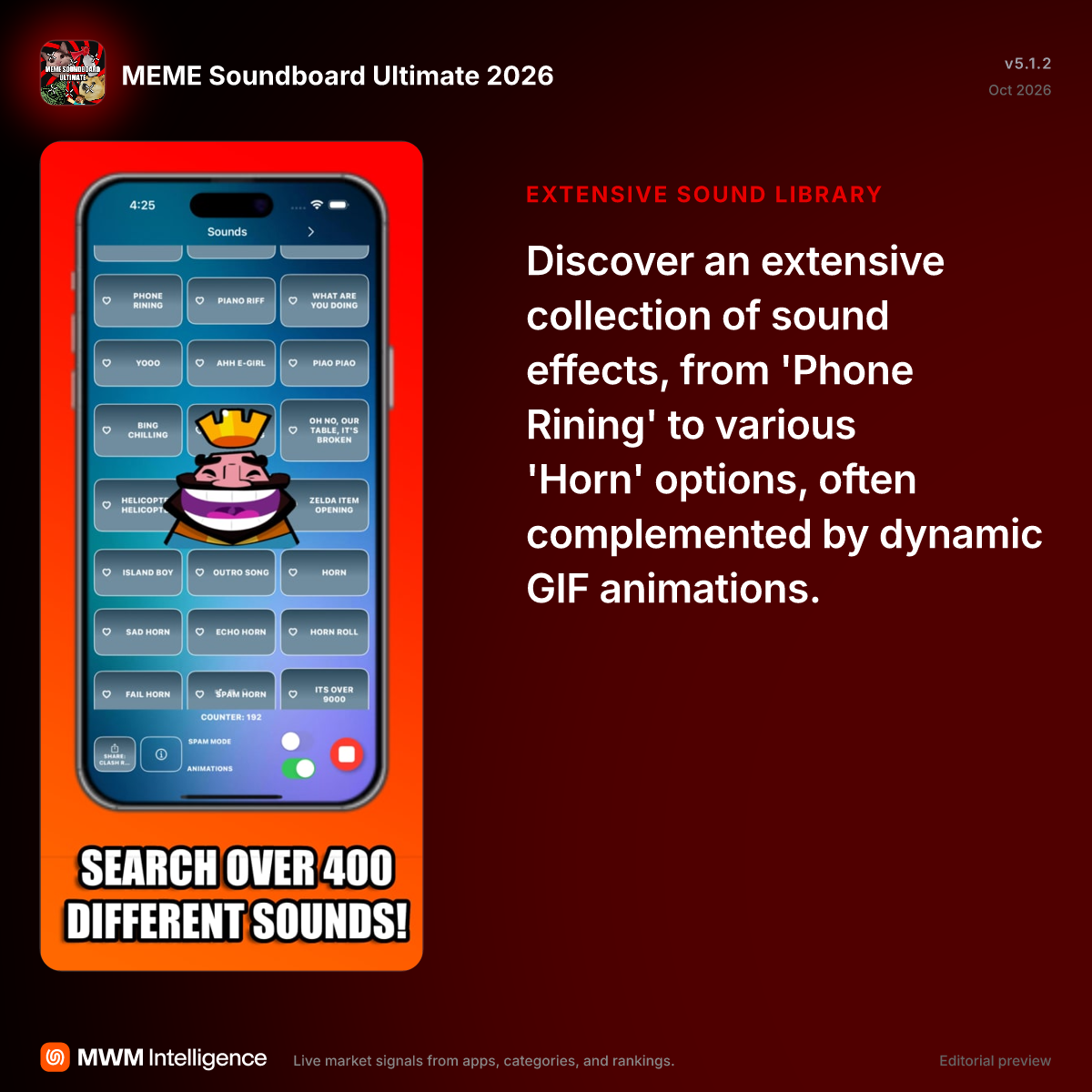 MEME Soundboard Ultimate 2026 - Entertainment App | MWM